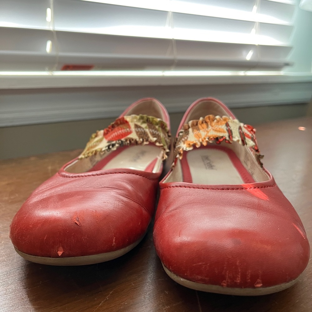 Red leather Mary Janes by Josef Seibel - Picture 2 of 9